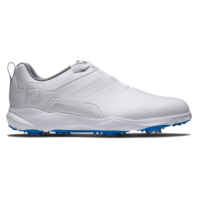 Men's Footjoy Ecomfort Spiked Golf Shoes White | ENKFUTY-62