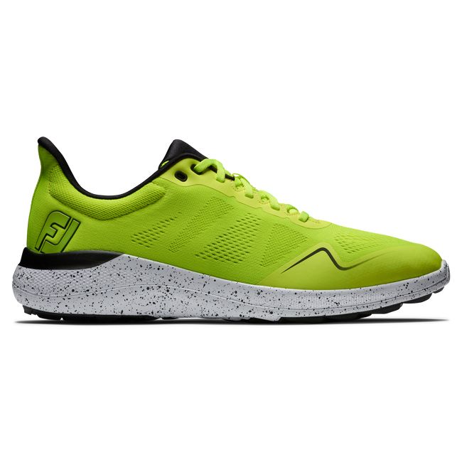 Men's Footjoy Flex Citrus Glow Golf Shoes Green | WIATSNU-04