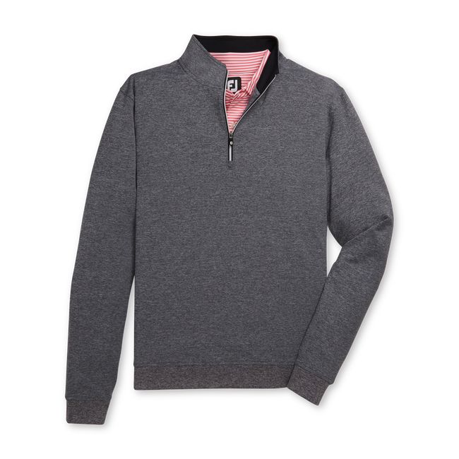 Men's Footjoy Half Zip Pullover With Zipper Sweatshirt Grey | QTSGABJ-23