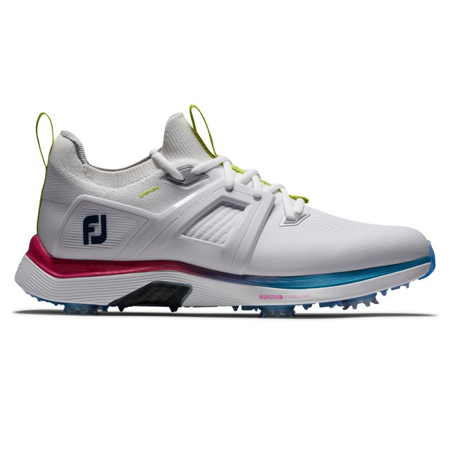 Men's Footjoy Hyperflex Carbon Spiked Golf Shoes White | GYZDMWE-26