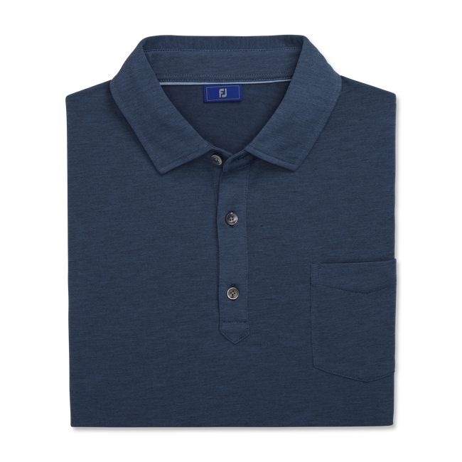 Men's Footjoy Jersey Shirts Navy | GCRUITW-09