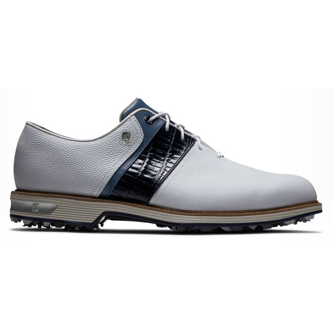 Men's Footjoy Premiere Series - Wilcox Spiked Golf Shoes White | JQUROCL-07