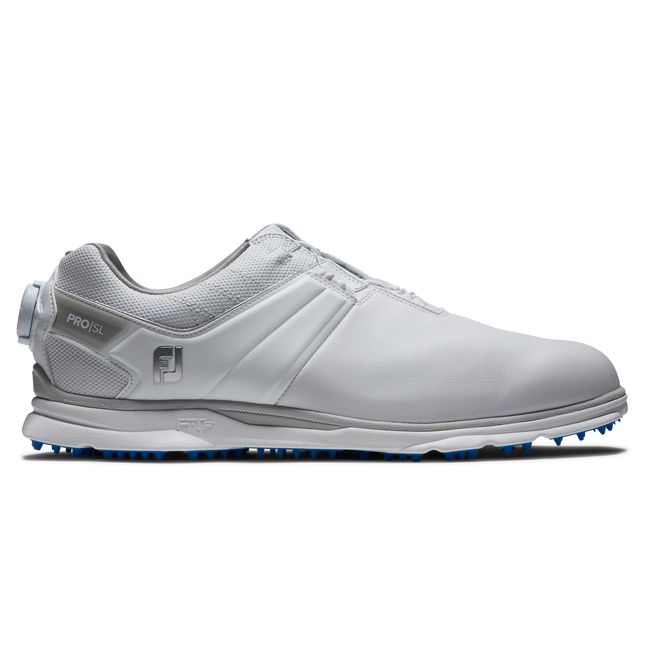 Men's Footjoy Pro|Sl Boa Spikeless Golf Shoes White | EUJVXZR-14