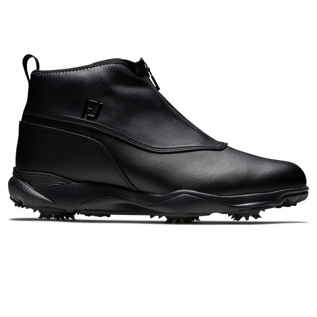 Men's Footjoy Stormwalker Xt Spiked Golf Shoes Black | CDSTNHB-64