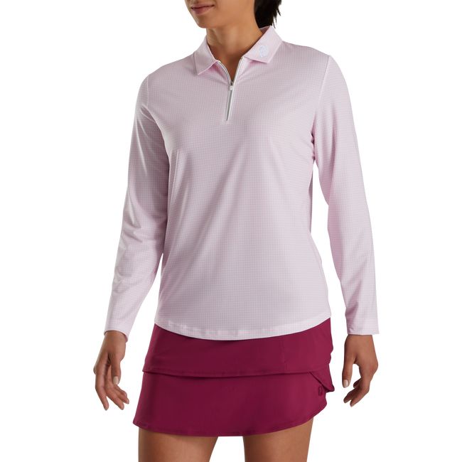 Women's Footjoy Sun Protection Shirts Pink | ASZEPNG-12