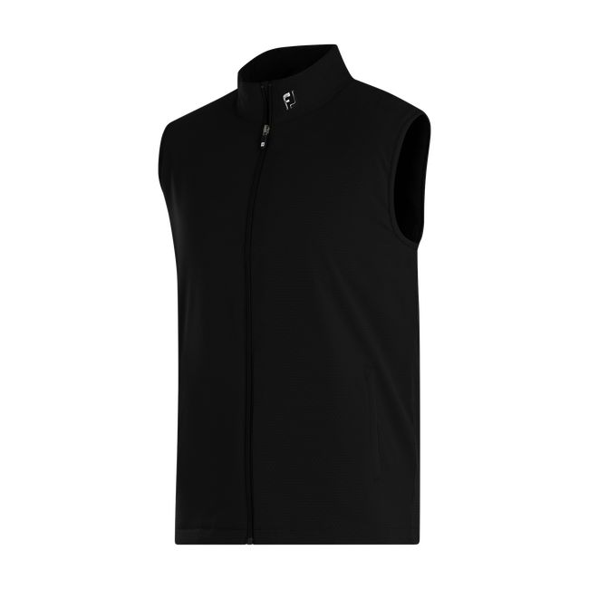 Men's Footjoy Black Ice Thermoseries Vest Black | GVJPMBI-50