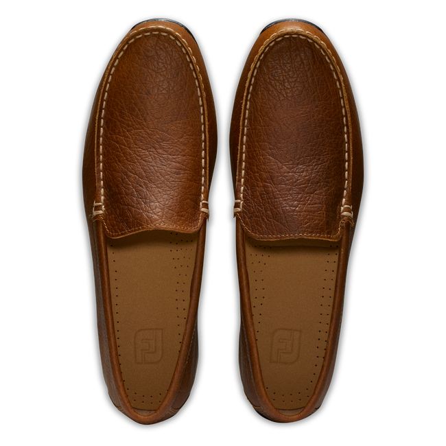 Men's Footjoy Club Casuals Loafers Brown | OCXAEIR-84