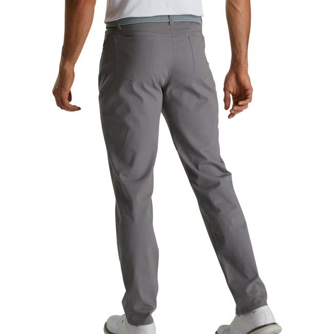 Men's Footjoy Cotton Twill 5-Pocket Pants Grey | INXJTRO-25