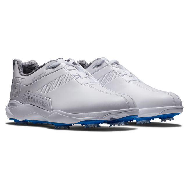 Men's Footjoy Ecomfort Spiked Golf Shoes White | ENKFUTY-62