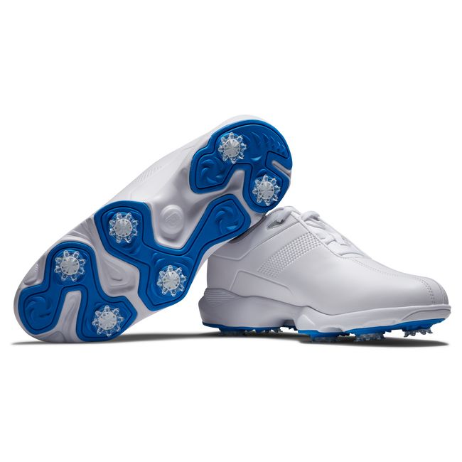 Men's Footjoy Ecomfort Spiked Golf Shoes White | ENKFUTY-62