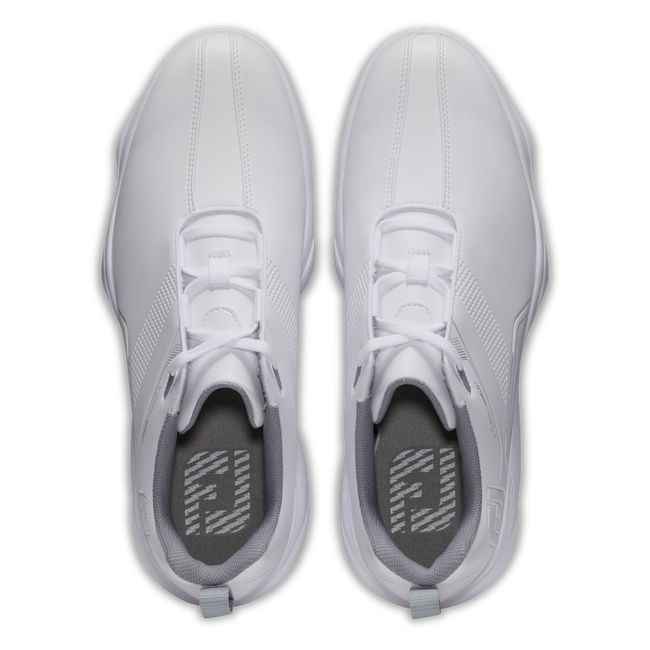 Men's Footjoy Ecomfort Spiked Golf Shoes White | ENKFUTY-62