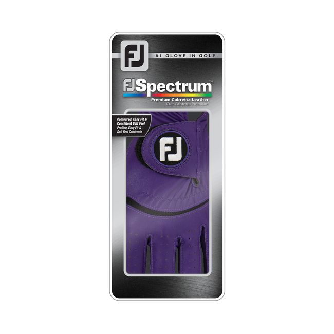 Men's Footjoy FJ Spectrum Golf Gloves Purple | GBZKFAT-97