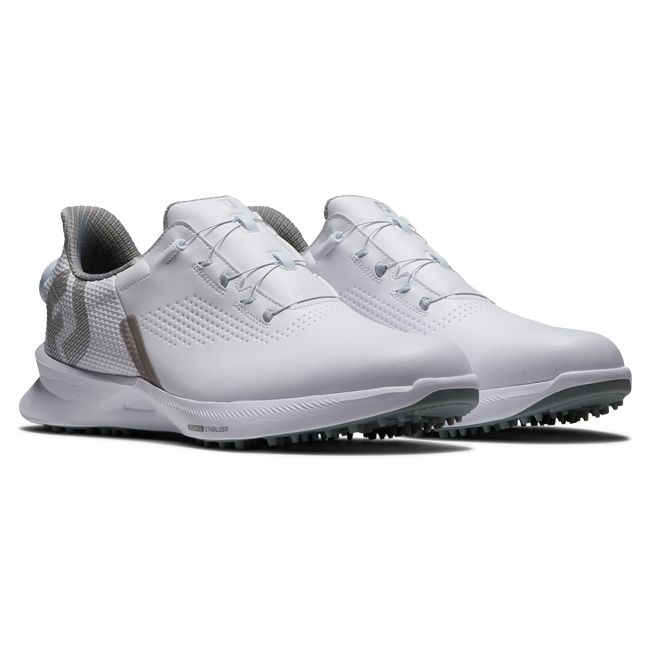 Men's Footjoy Fj Fuel Boa Sneakers White | DNVMTJW-82