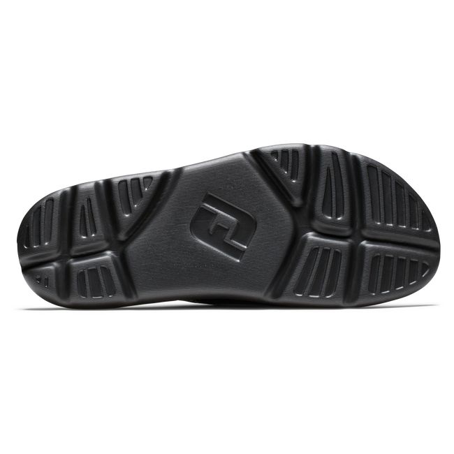 Men's Footjoy Fj Slides Black | PLAEOVX-46