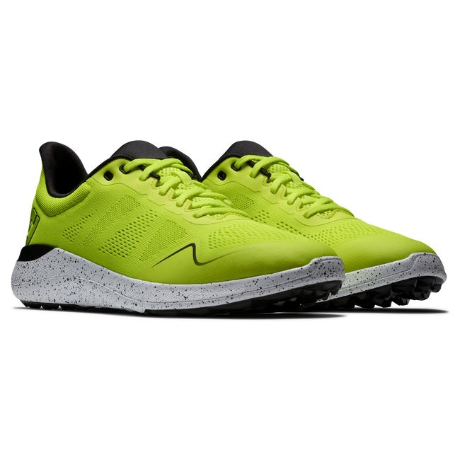 Men's Footjoy Flex Citrus Glow Golf Shoes Green | WIATSNU-04