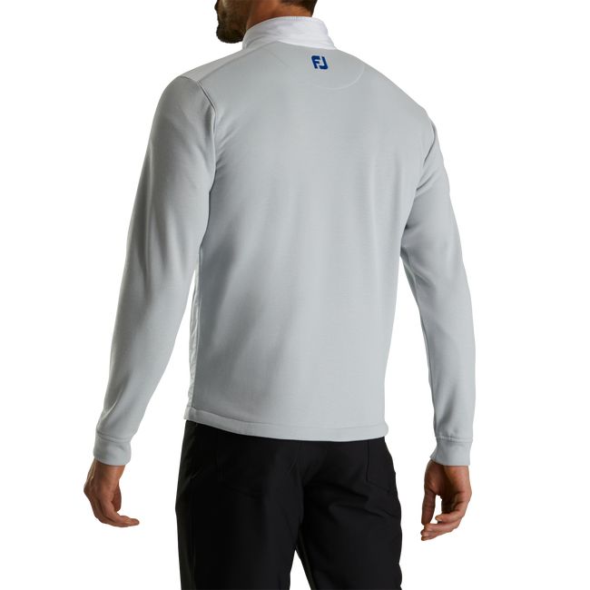 Men's Footjoy Full-Zip Hybrid Jackets White / Grey | TGSVNHQ-01