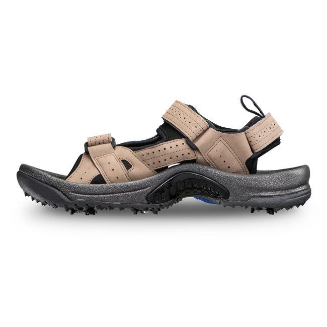 Men's Footjoy Golf Sandals Dark Grey Brown | WFJBAMQ-51