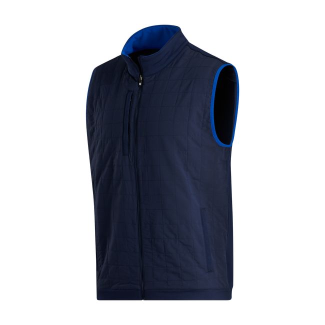 Men's Footjoy Hybrid Vest Navy | ILKMCSQ-08