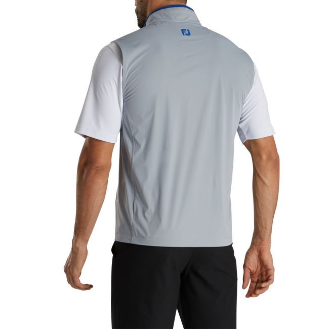 Men's Footjoy Hydroknit Vest Grey | ZHBSPFX-15