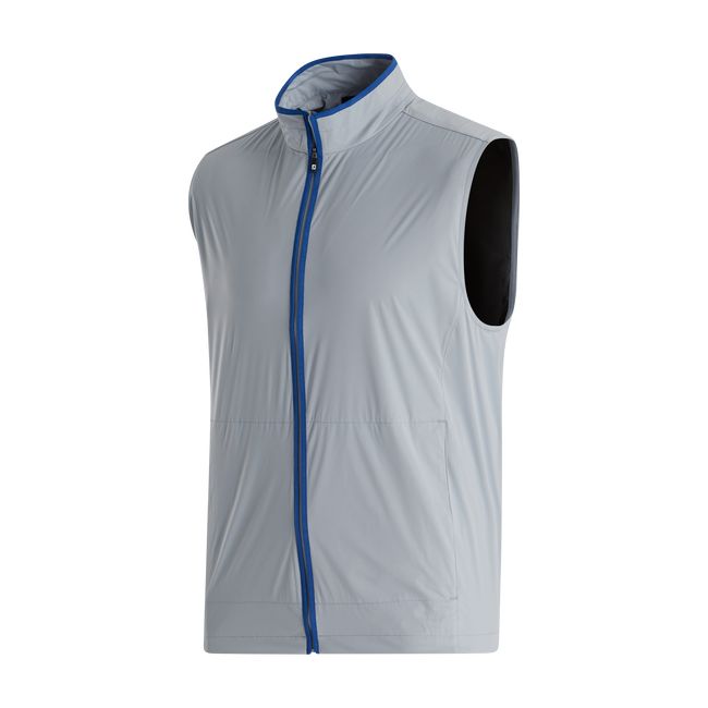 Men's Footjoy Hydroknit Vest Grey | ZHBSPFX-15