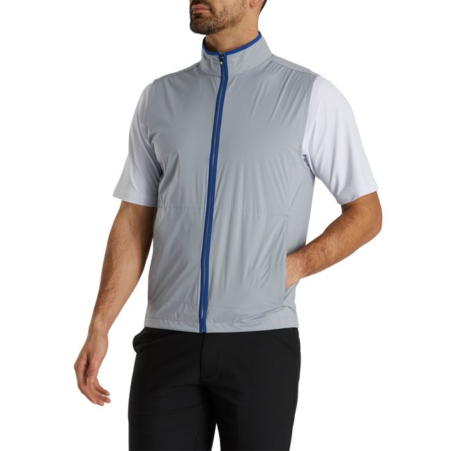 Men\'s Footjoy Hydroknit Vest Grey | ZHBSPFX-15