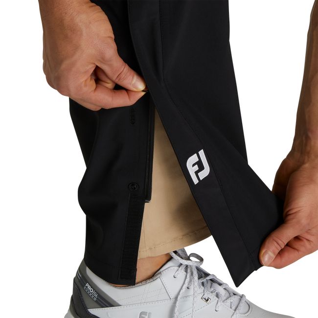 Men's Footjoy Hydrotour Rain Pants Black | BSIVXYK-78