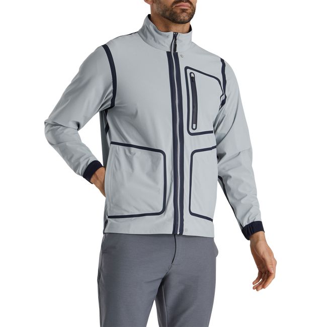 Men's Footjoy Hydroverse Jackets Navy | OGUYFZE-71