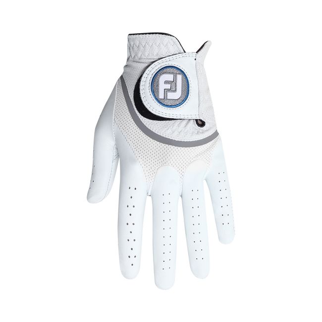 Men's Footjoy Hyperflx Golf Gloves White | TCEPFRM-63