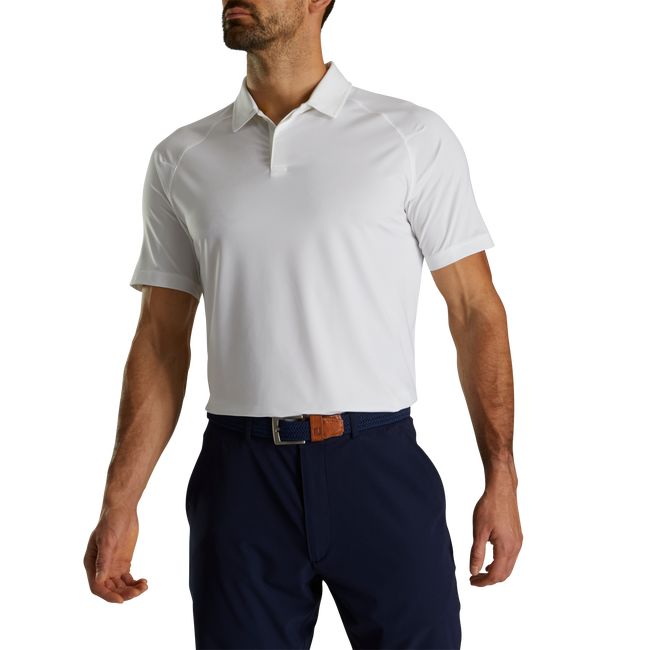 Men's Footjoy Hypr Shirts White | KSNZDIG-42