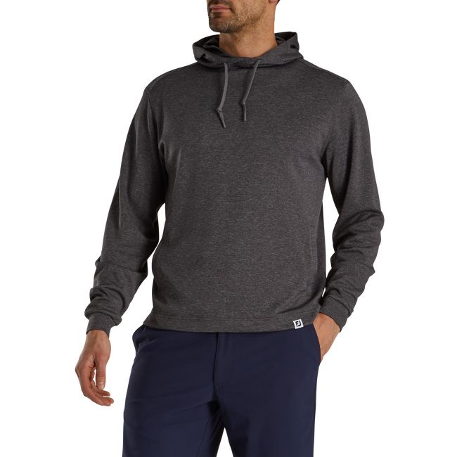 Men's Footjoy Lightweight Hoodie Dark Grey | TOQJGSD-07