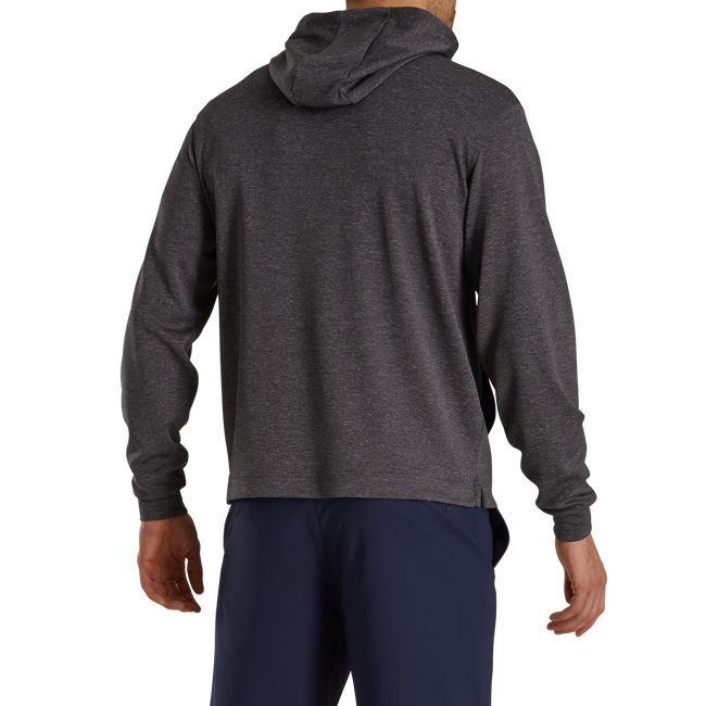 Men's Footjoy Lightweight Hoodie Dark Grey | TOQJGSD-07