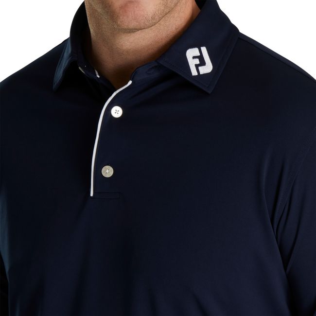 Men's Footjoy Long Sleeve Sun Protection Shirts Black | LWYNUBQ-57