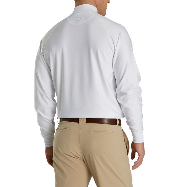 Men's Footjoy Mock Sweatshirt White | GAZWBIO-42