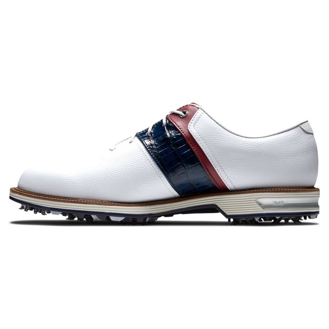 Men's Footjoy Premiere Series Golf Shoes White / Navy | KHGFXLQ-98