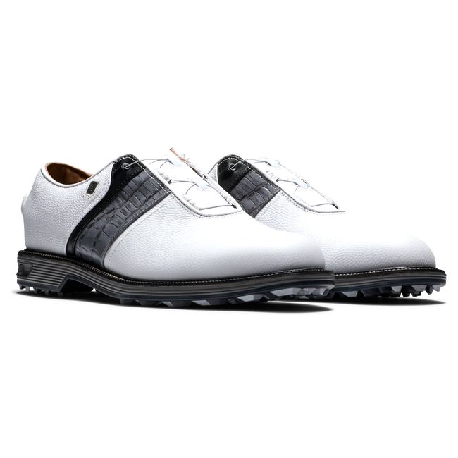 Men's Footjoy Premiere Series - Packard BOA Spikeless Golf Shoes White / Grey | AOTVNQB-72