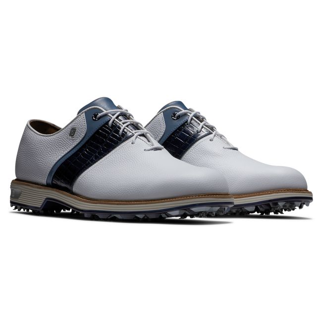 Men's Footjoy Premiere Series - Wilcox Spiked Golf Shoes White | JQUROCL-07