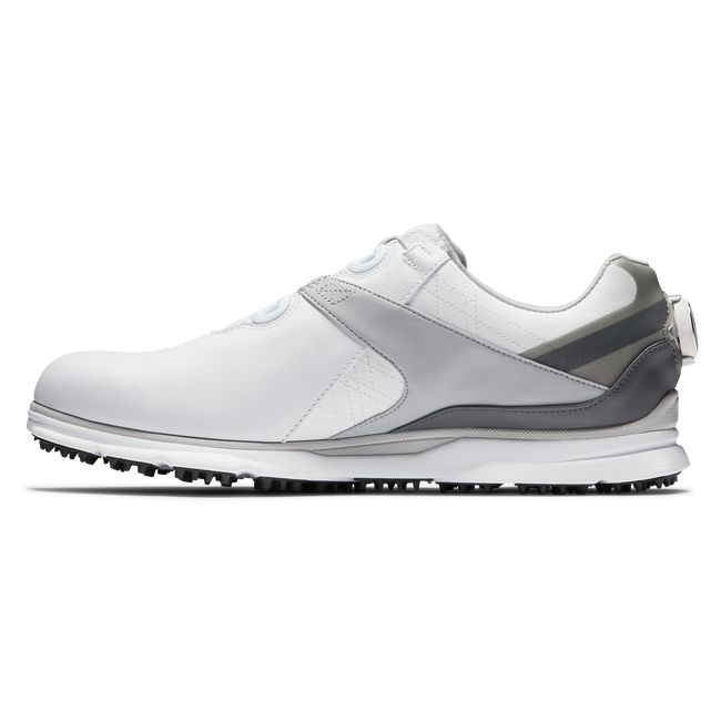 Men's Footjoy Pro|Sl Boa Golf Shoes White / Grey | RBCDTKE-76