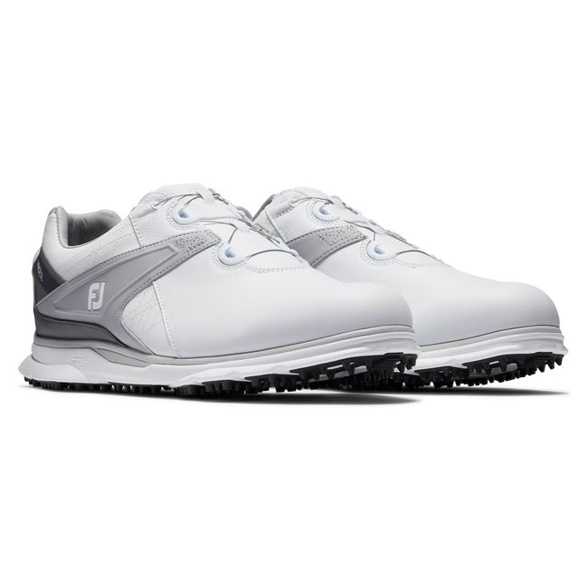 Men's Footjoy Pro|Sl Boa Golf Shoes White / Grey | RBCDTKE-76