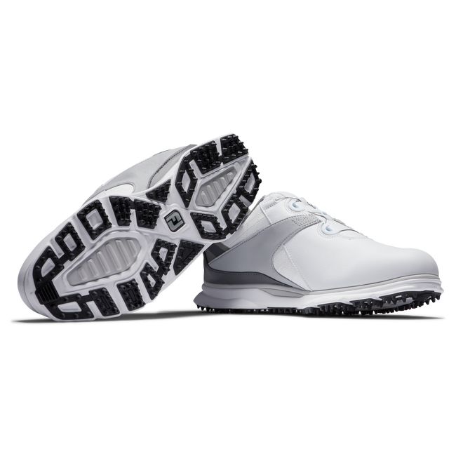 Men's Footjoy Pro|Sl Boa Golf Shoes White / Grey | RBCDTKE-76