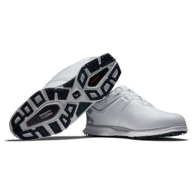 Men's Footjoy Pro|Sl Carbon Boa Spikeless Golf Shoes White | HTZISPE-56