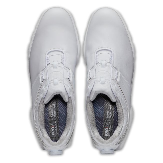 Men's Footjoy Pro|Sl Carbon Boa Spikeless Golf Shoes White | HTZISPE-56