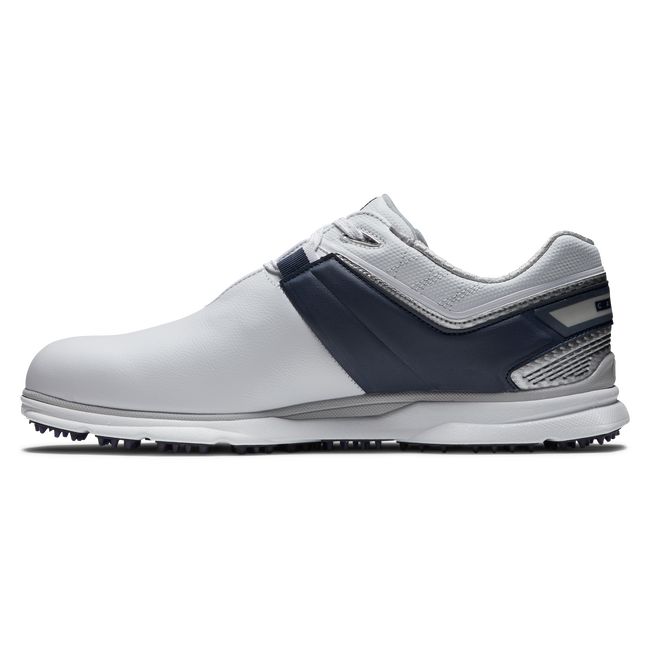 Men's Footjoy Pro|Sl Carbon Spikeless Golf Shoes White / Navy | BGEJXCT-59