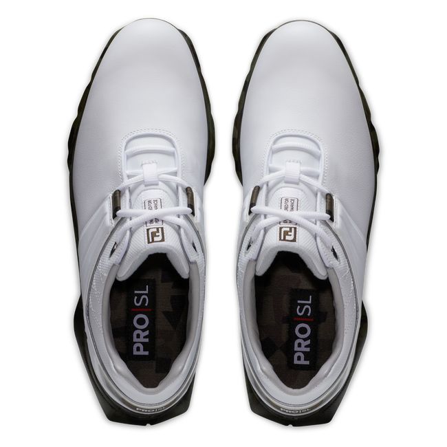 Men's Footjoy Pro|Sl Spikeless Golf Shoes White | TCVJLBA-04