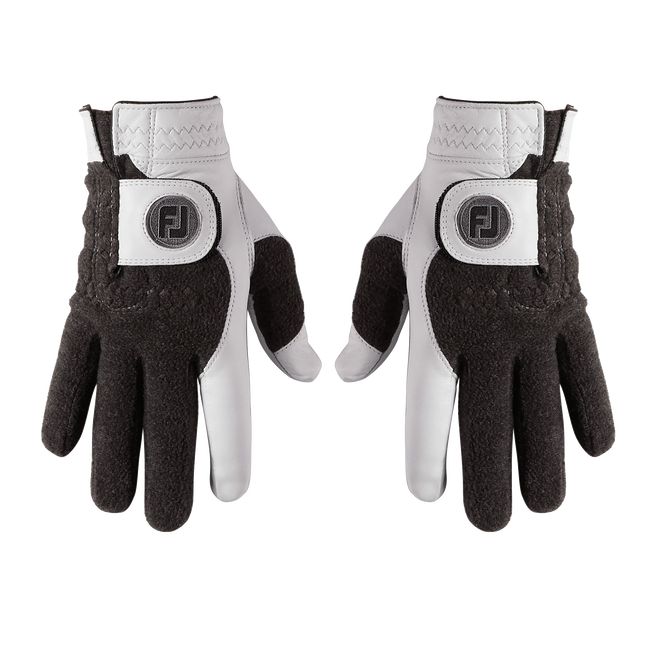 Men's Footjoy Stasof Winter Pair Golf Gloves Grey | UMXJVGK-34