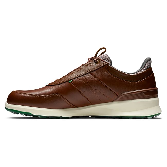 Men's Footjoy Stratos Golf Shoes Brown | IFPVOJR-46