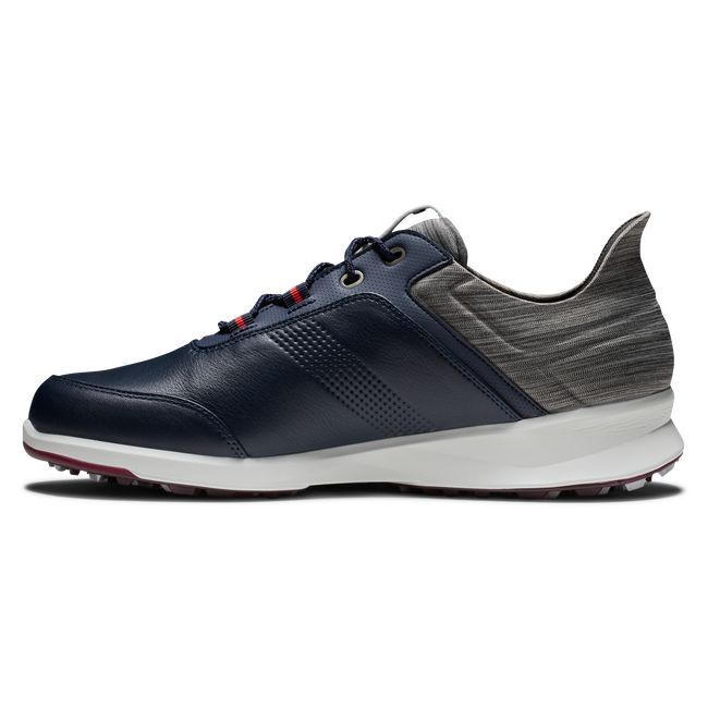 Men's Footjoy Stratos Spikeless Golf Shoes Navy / Grey | JEQGFOV-29