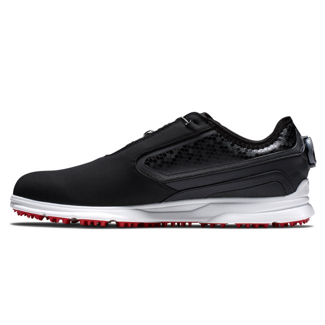 Men's Footjoy Superlites Xp Boa Spikeless Golf Shoes Black | ILYQJZG-79