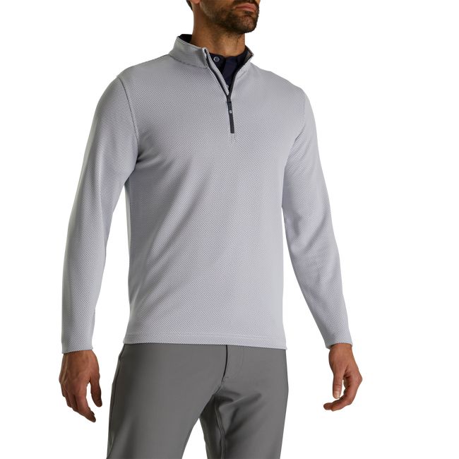 Men\'s Footjoy Thermoseries Mid-Layer Sweatshirt Grey | DYZIUNG-24