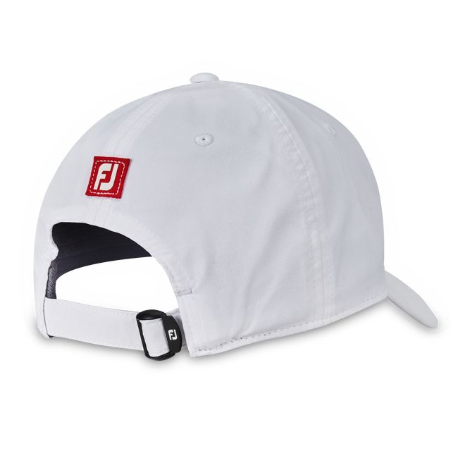 Men's Footjoy Washer Logo Performance Cap Hats White | OGNIVHZ-41