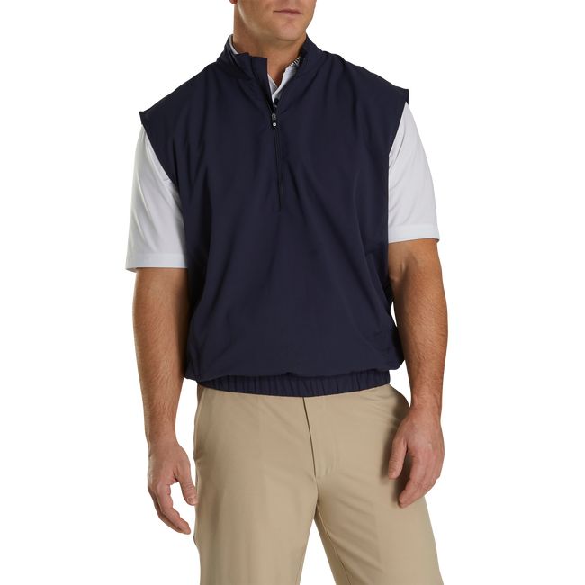 Men\'s Footjoy Windshirt Vest Navy | WDPFABS-58